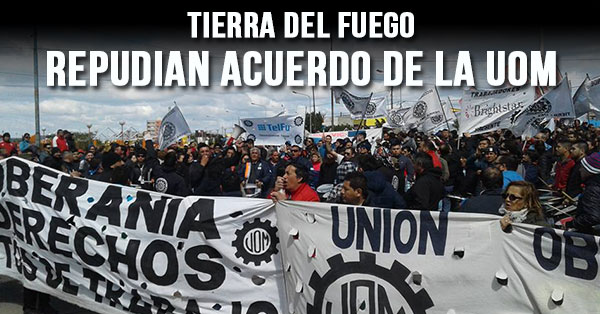 En las ensambladoras Hitachi, BGH/Radio Victoria, a través de asambleas de base se votó rechazar y repudiar el acuerdo de congelamiento salarial hasta 2020 firmado por la UOM.