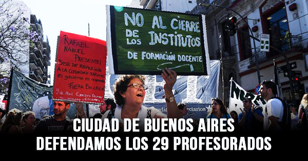 La creación de la Universidad de Formación Docente (Unicaba) con la excusa de elevar la calidad educativa plantea lisa y llanamente la disolución de los 29 institutos de formación docente de la Ciudad.