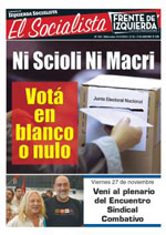 Periódico El Socialista N°303 - 11 de Noviembre de 2015 - Izquierda Socialista