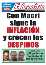 Periódico El Socialista N°306 - 20 de Enero de 2016 - Izquierda Socialista