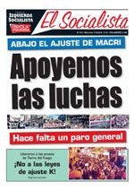 Periódico El Socialista N°314 - 11 de Mayo de 2016 - Izquierda Socialista