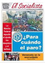 Periódico El Socialista N°325 - 7 de Septiembre de 2016 - Izquierda Socialista