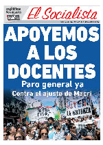 Tapa de la edici&oacute;n N&deg;342 de nuestro peri&oacute;dico El Socialista - 15 de marzo de 2017