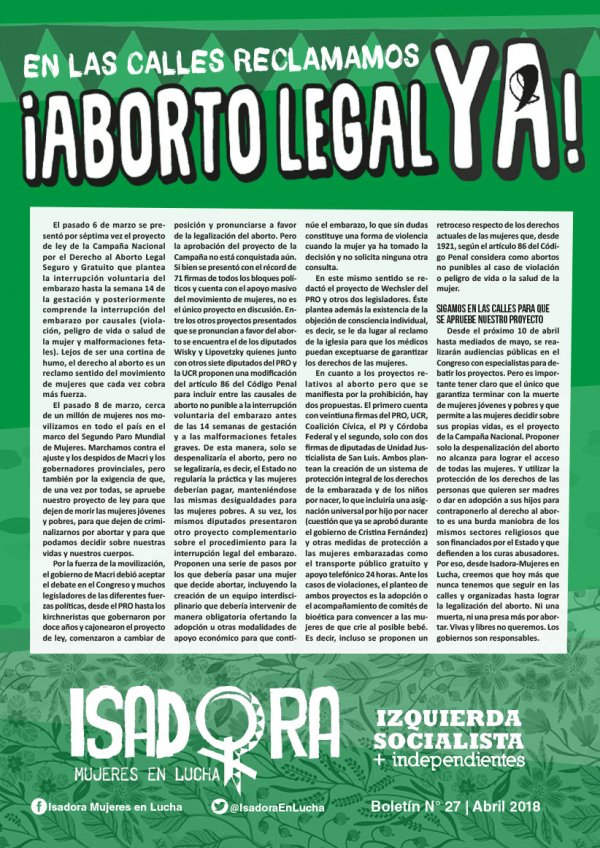 ISADORA N°27
