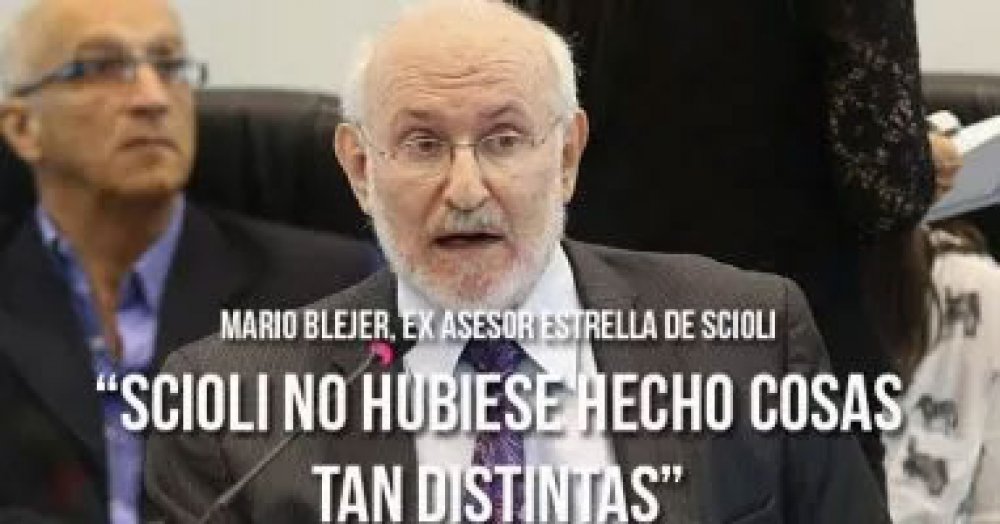 Mario Blejer, ex asesor estrella de Scioli: “Scioli no hubiese hecho cosas tan distintas”