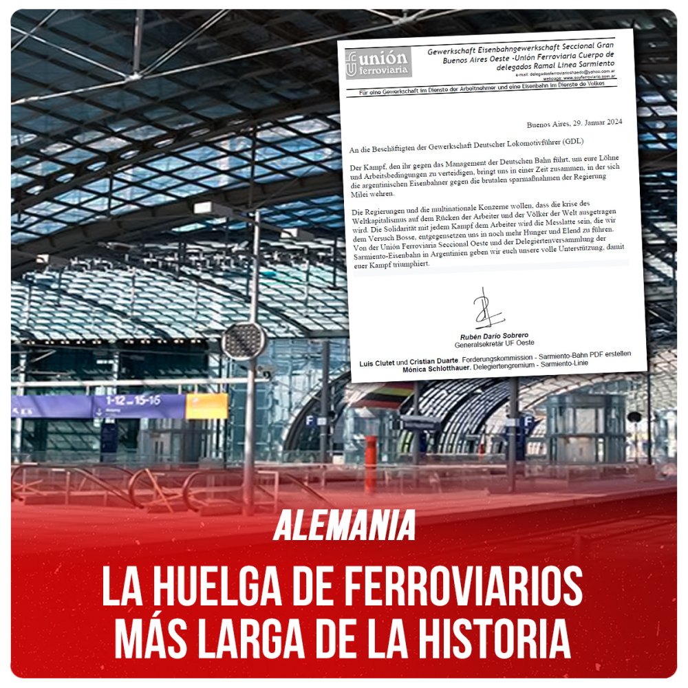 Alemania / La huelga de ferroviarios más larga de la historia