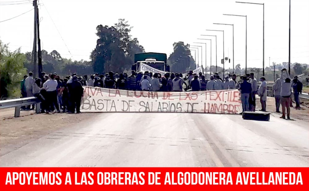 Apoyemos a las obreras de Algodonera Avellaneda