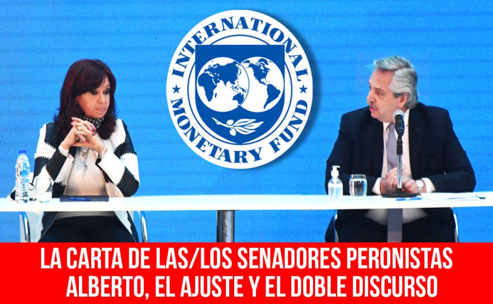 La carta de las/los senadores peronistas. Alberto, el ajuste y el doble discurso