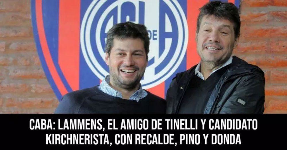CABA: Lammens, el amigo de Tinelli y candidato kirchnerista, con Recalde, Pino y Donda