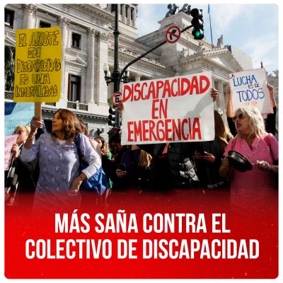 Más saña contra el colectivo de discapacidad