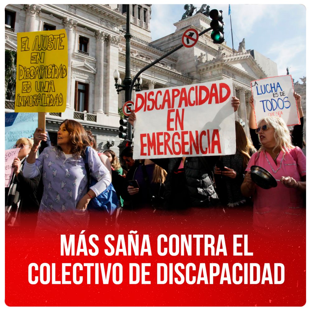Más saña contra el colectivo de discapacidad