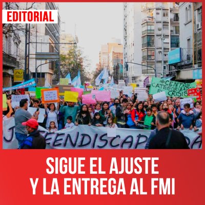 Sigue el ajuste y la entrega al FMI