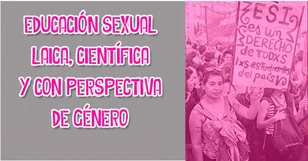 Educación sexual laica, científica y con perspectiva de género