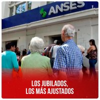 Los jubilados, los más ajustados