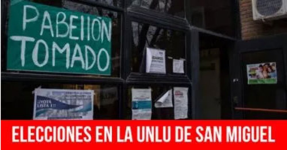 Elecciones en la UNLU de San Miguel