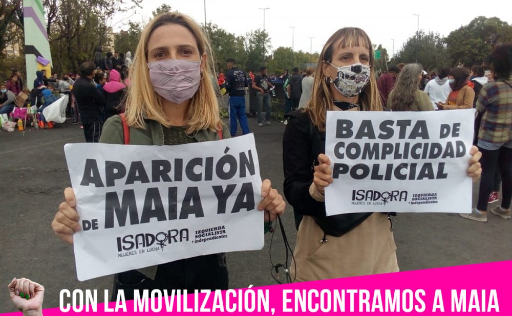 Con la movilización, encontramos a M.