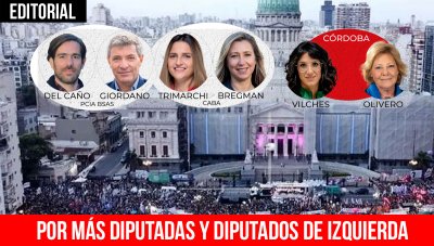 Por más diputadas y diputados de izquierda