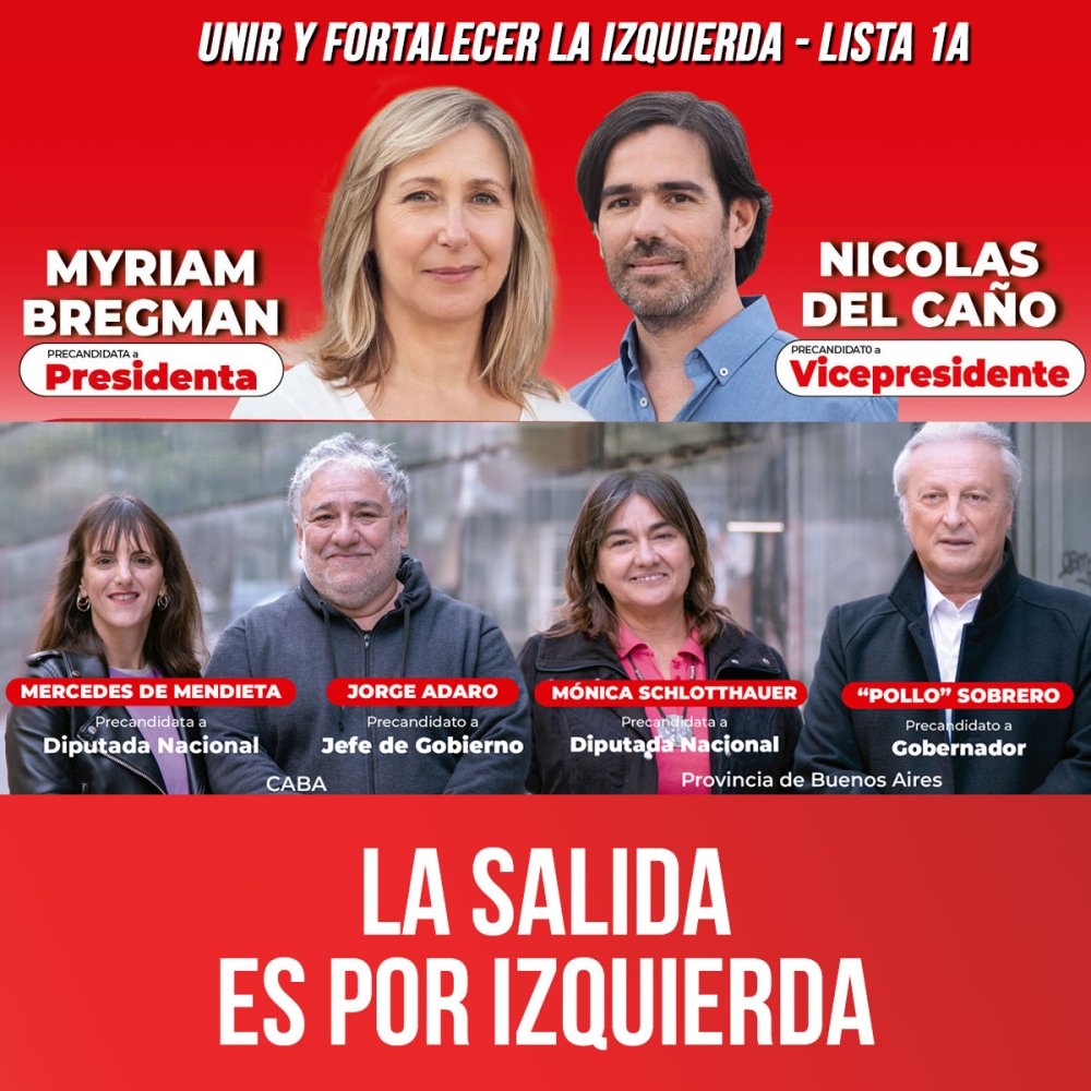 La salida es por izquierda