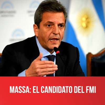 Massa: el candidato del FMI