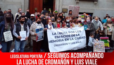 Legislatura porteña / Seguimos acompañando la lucha de Cromañón y Luis Viale