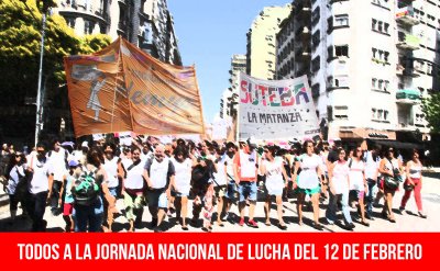 Todos a la jornada nacional de lucha del 12 de febrero