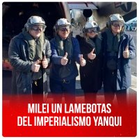 Milei un lamebotas del imperialismo yanqui