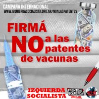 No a las patentes de vacunas para el Covid-19