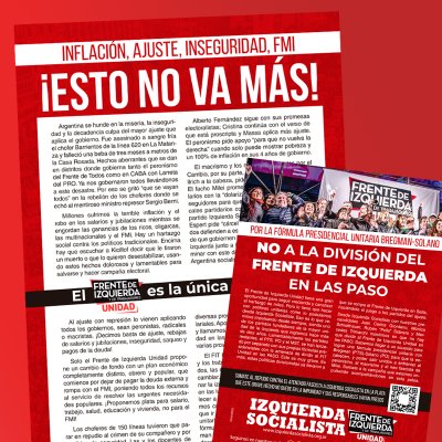 Inflación, ajuste, inseguridad, FMI / ¡Esto no va más!