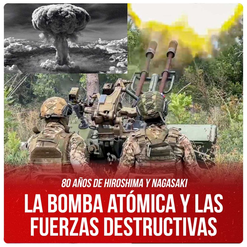 80 años de Hiroshima y Nagasaki / La bomba atómica y las fuerzas destructivas