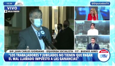 Media sanción en Diputados/El salario no es ganancia