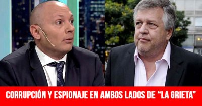 Corrupción y espionaje en ambos lados de “la grieta”
