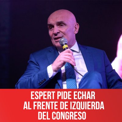 Espert pide echar al Frente de Izquierda del Congreso