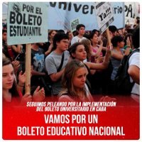 Seguimos peleando por la implementación del boleto universitario en CABA / Vamos por un boleto educativo nacional