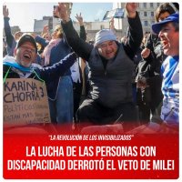 “La revolución de los invisibilizados” / La lucha de las personas con discapacidad derrotó el veto de Milei