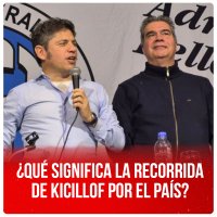 ¿Qué significa la recorrida de Kicillof por el país?