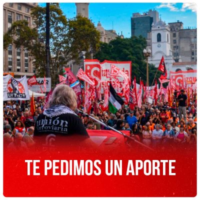 Te pedimos un aporte