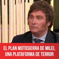 El Plan Motosierra de Milei, una plataforma de terror