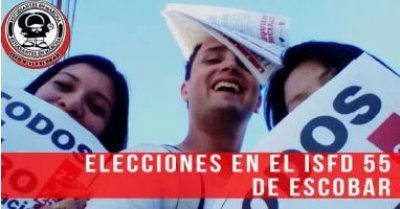 Elecciones en el ISFD 55 de Escobar