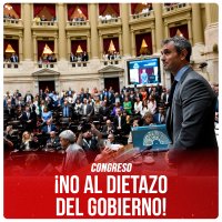 Congreso / ¡No al dietazo del gobierno!