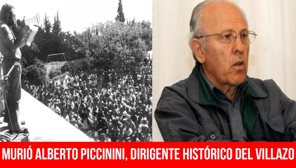Murió Alberto Piccinini, dirigente histórico del Villazo