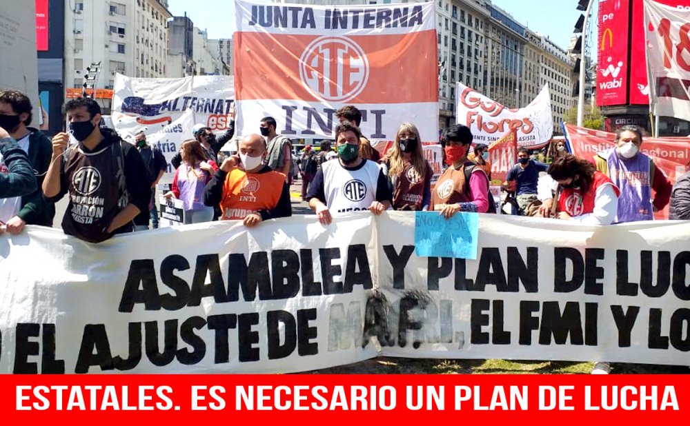 Estatales. Es necesario un plan de lucha
