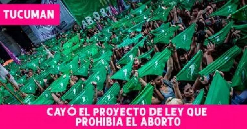 Tucumán: Cayó la ley que prohibía el aborto