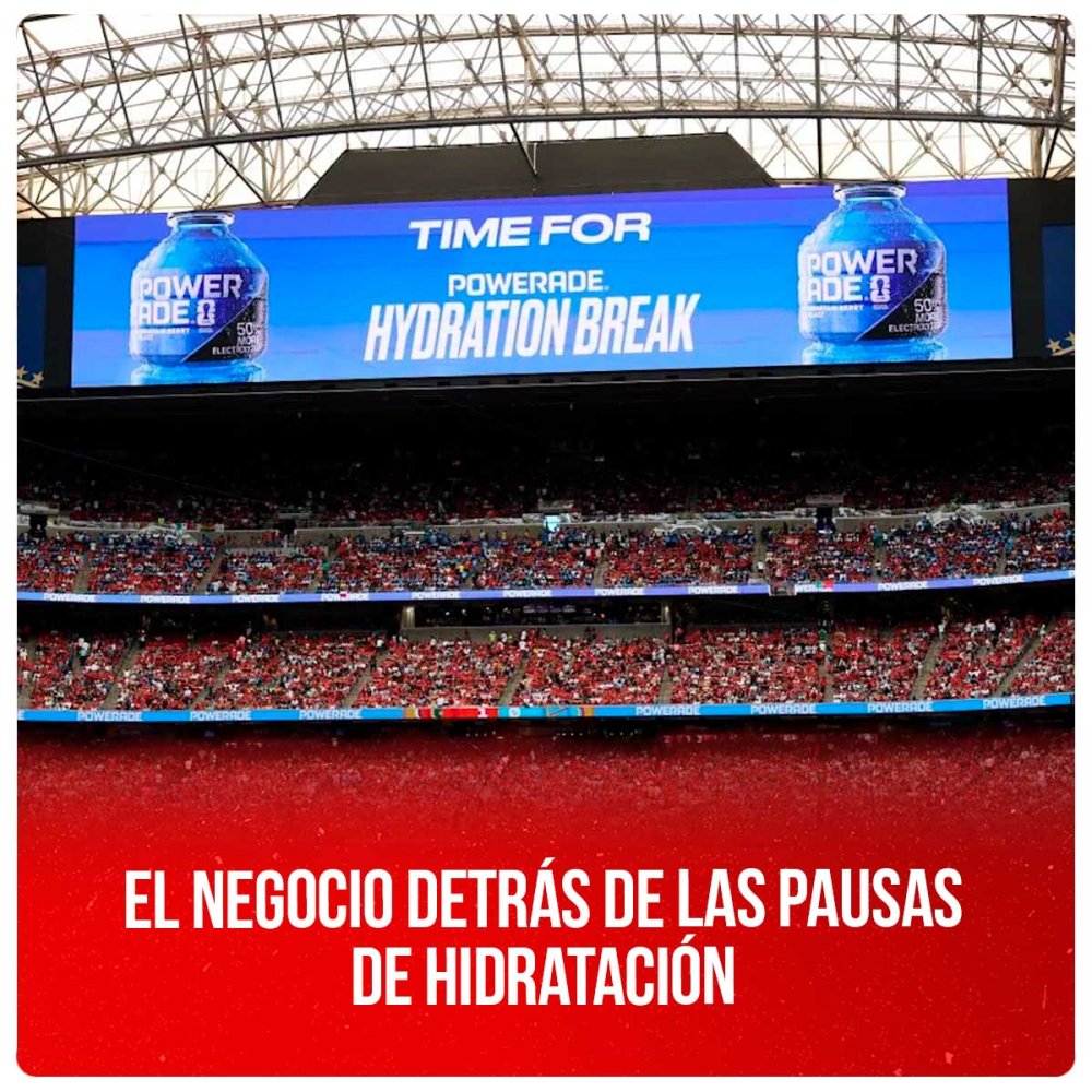 El negocio detrás de las pausas de hidratación