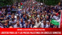 Continúa la resistencia del pueblo palestino / Libertad para las y los presos palestinos en cárceles sionistas