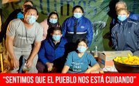 “Sentimos que el pueblo nos está cuidando”