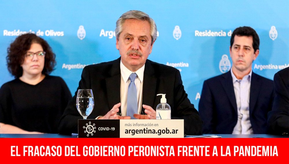 El fracaso del gobierno peronista frente a la pandemia