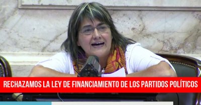 Rechazamos la Ley de Financiamiento de los Partidos Políticos