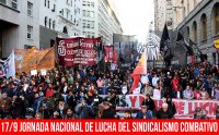 17/9. Jornada nacional de lucha del sindicalismo combativo
