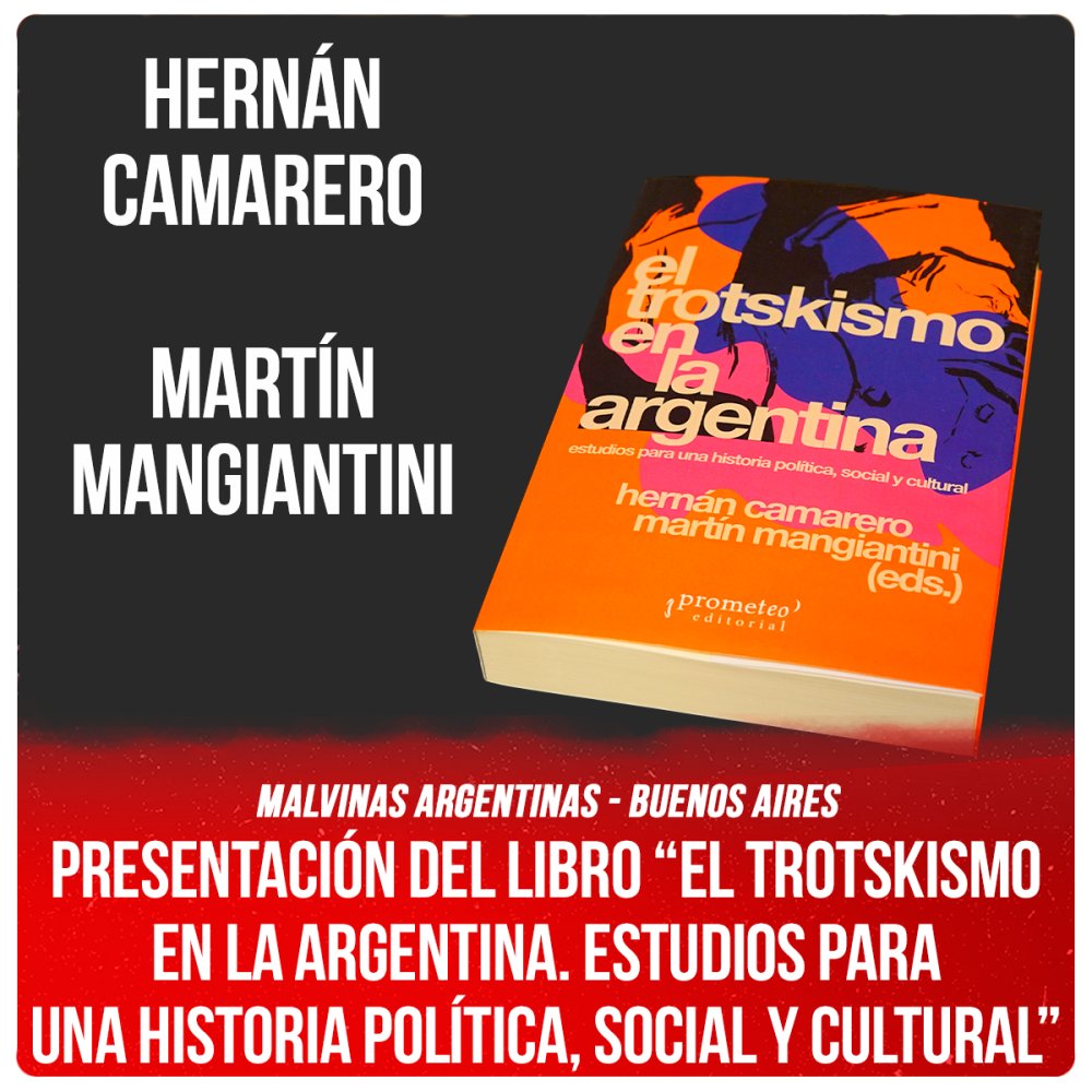 Presentación del libro “El trotskismo en la argentina" en Malvinas Argentinas