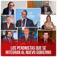 Los peronistas que se integran al nuevo gobierno